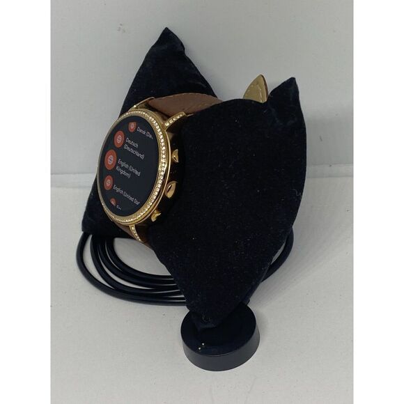 Fossil Gen 4 Authentic Digital Dial Smart Watch Custom Band FTW6015 AB174 - Picture 4 of 10